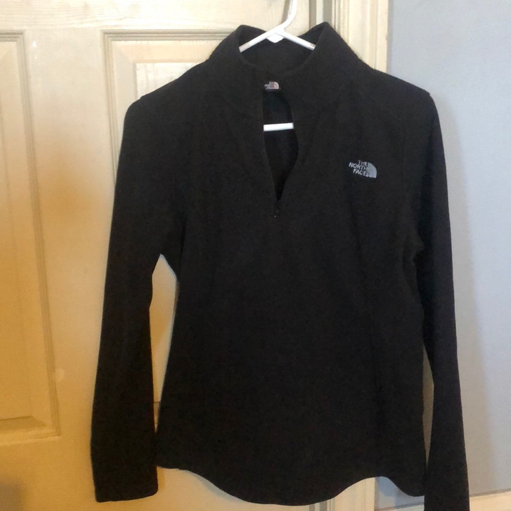 The north face half zip fleece sweatshirt